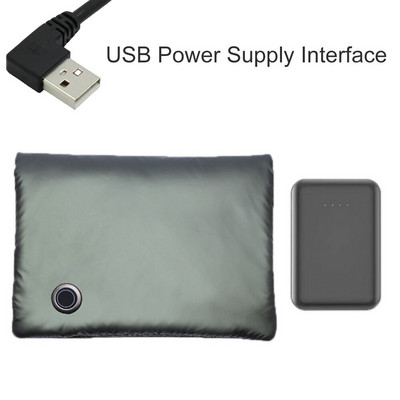 2023 USB Επαναφορτιζόμενη Θερμαντήρας Χεριών Ρυθμιζόμενη θερμοκρασία Ζεστής Σακούλας Γραφενίου Θερμότητα Θερμότητας Φορητό Γάντια Γάντια Ηλεκτρική Θερμοστάτρια Χεριών