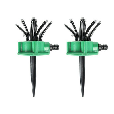BORUiT Irrigation Noodle Head Flexible 360 μοιρών ψεκαστήρα νερού Ακροφύσιο γκαζόν Garden Irrigation Sprinkler Irrigation Spray