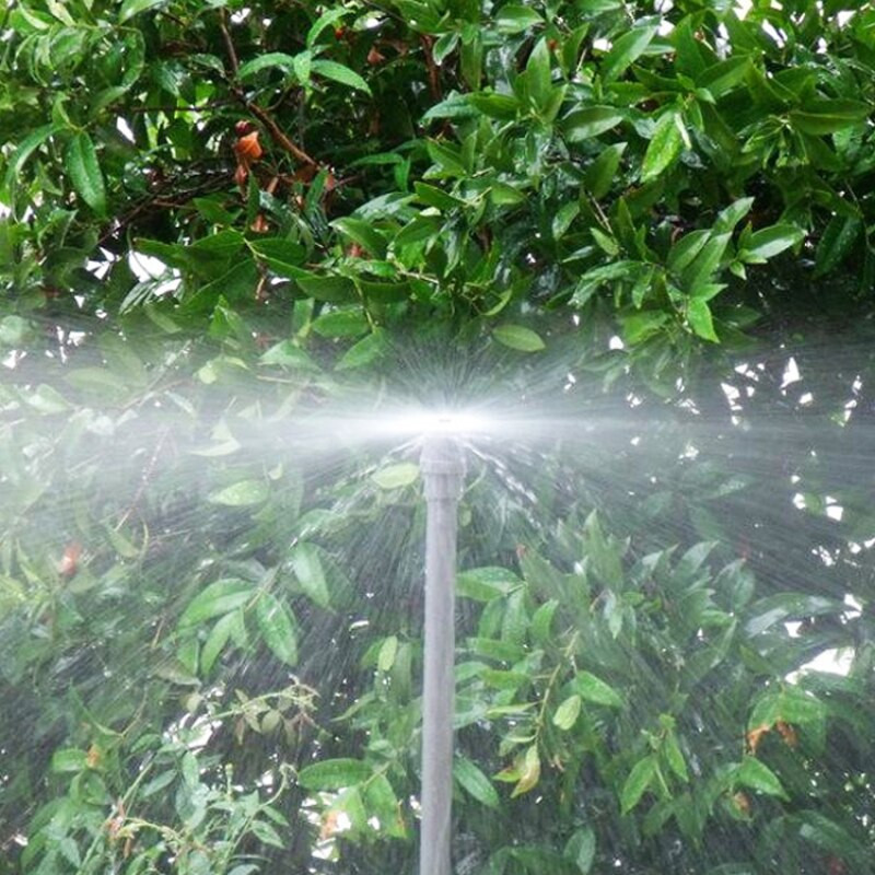 10Pcs DN15 Градински спринклери с резба Регулируема пулверизираща дюза Пластмасови градински спринклерни глави за поливане на трева с ниско налягане