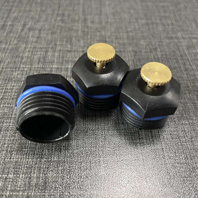 10Pcs DN15 Градински спринклери с резба Регулируема пулверизираща дюза Пластмасови градински спринклерни глави за поливане на трева с ниско налягане