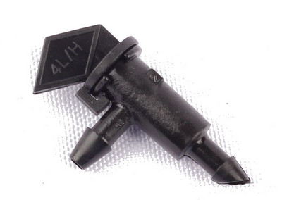 20 τμχ 4L/H Flag Dripper Black Drip Emitter 1 Gallon Drip Head for Water Saving Irrigation Garden Nursery Irrigation System