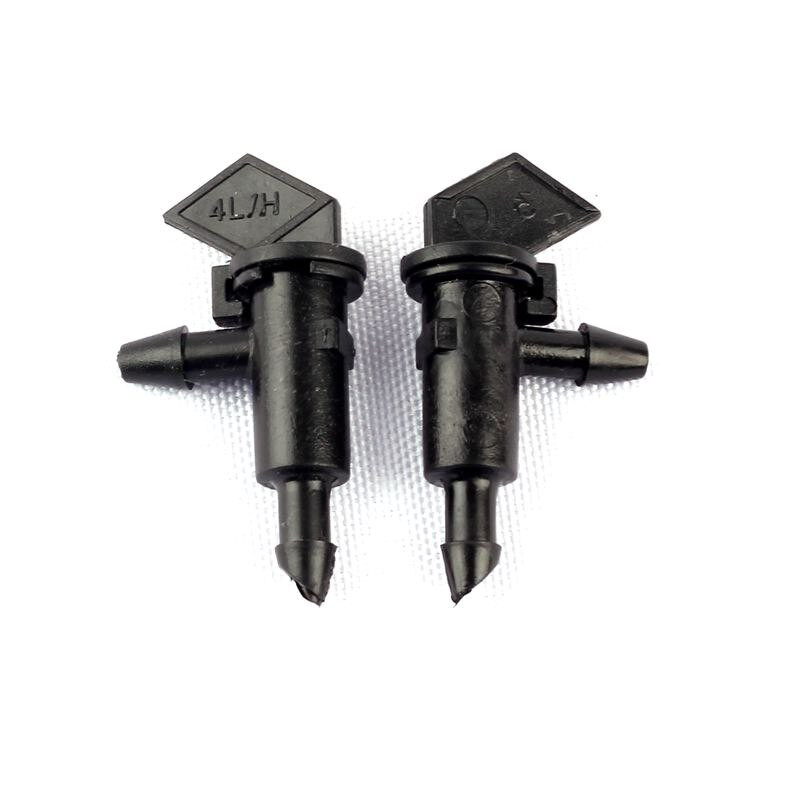 20бр. 4L/H капкообразуващ капкообразен черен капков емитер 1 галон капкова глава за пестене на вода Напоителна система за напояване на градински разсадник