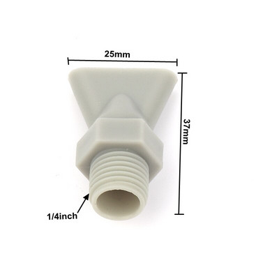 1 τμχ 1/4,3/8,1/2,3/4 ιντσών Duckbill sprinkller αρσενικό ακροφύσιο άρδευσης κήπου υψηλής ποιότητας Επίπεδο ακροφύσιο Industrial Agriculture