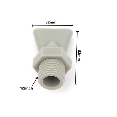 1 τμχ 1/4,3/8,1/2,3/4 ιντσών Duckbill sprinkller αρσενικό ακροφύσιο άρδευσης κήπου υψηλής ποιότητας Επίπεδο ακροφύσιο Industrial Agriculture