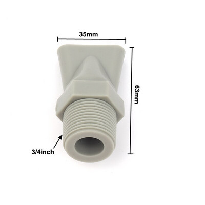 1 τμχ 1/4,3/8,1/2,3/4 ιντσών Duckbill sprinkller αρσενικό ακροφύσιο άρδευσης κήπου υψηλής ποιότητας Επίπεδο ακροφύσιο Industrial Agriculture