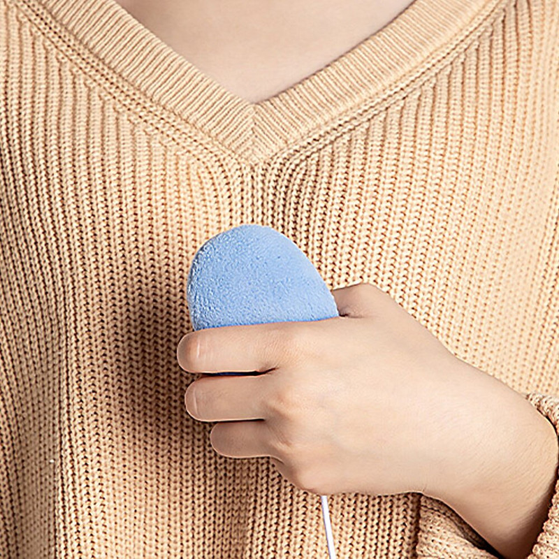 Silikagel plišani USB grijač za ruke, džepni mini grijač, prijenosni dvostrani dvostrani grijač za ruke za višekratnu upotrebu