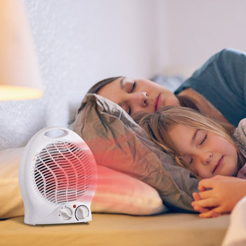 Нагревател за вътрешна употреба Електрически настолен нагревател с термостат Модел за охлаждане и отопление Защита от прегряване на нагревател