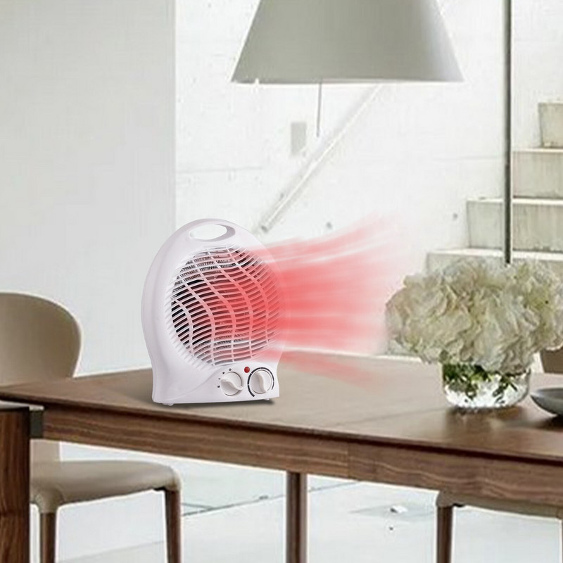 Нагревател за вътрешна употреба Електрически настолен нагревател с термостат Модел за охлаждане и отопление Защита от прегряване на нагревател