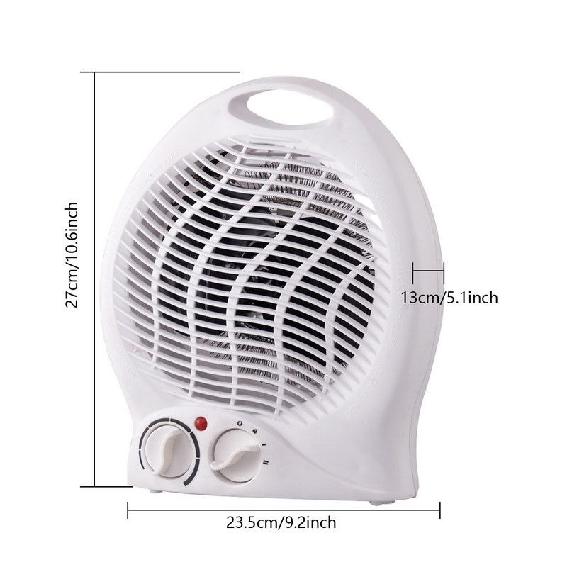 Нагревател за вътрешна употреба Електрически настолен нагревател с термостат Модел за охлаждане и отопление Защита от прегряване на нагревател