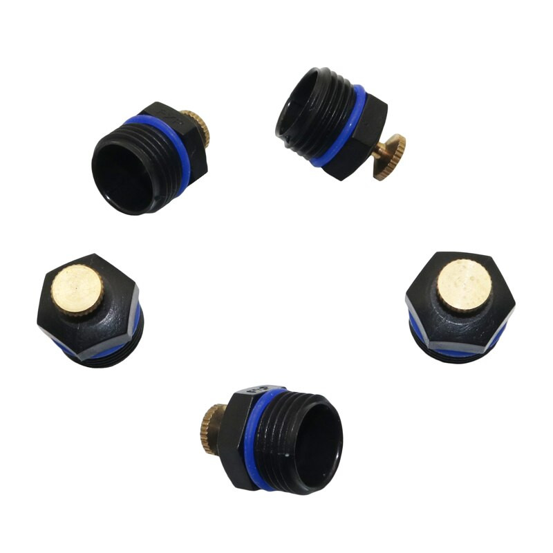 Регулируема глава за пръскане на вода Micro Flow Dripper Капкова глава Напоителни пръскачки Селско стопанство Инструменти за градинско напояване 5 бр.