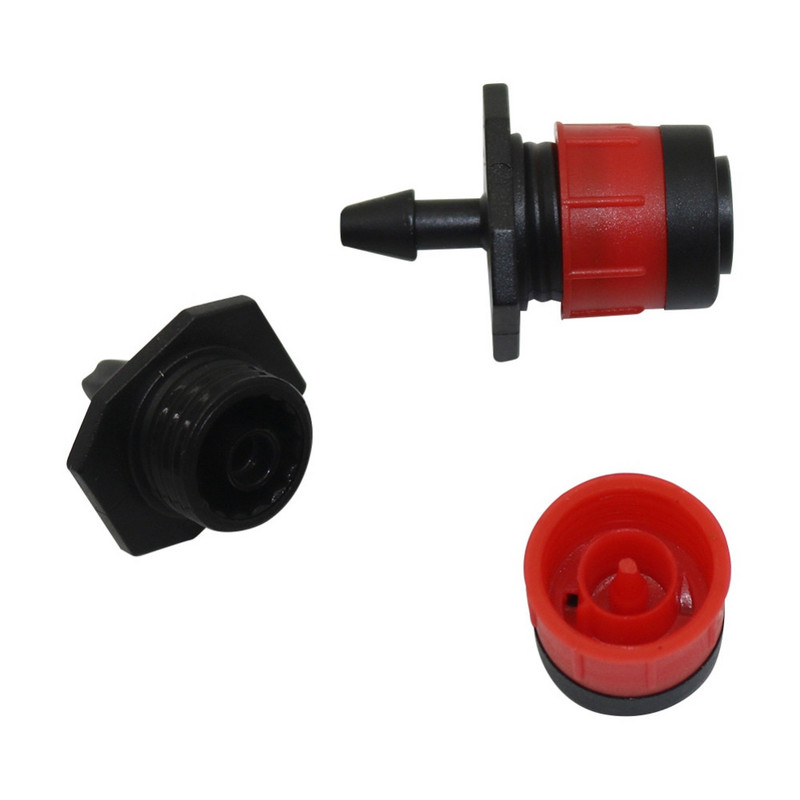 20 бр. Регулируемо разпръскване на 360 градуса Yongquan спринклери Градинско напояване Селскостопански пръскачки Дюзи 4/7 мм маркуч Интерфейс