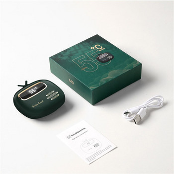 USB нагревател за ръце и мобилна захранваща банка Зимен преносим джобен нагревател Акумулаторен бързо загряващ нагревател за ръце Електрически нагревател 5000 mah
