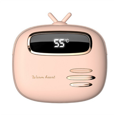 Usb Hand Warmer & Mobile Power Bank Winter Portable Pocket Warmer Rechargeable Quick Heating Hands Warmer Electric Heater 5000mah