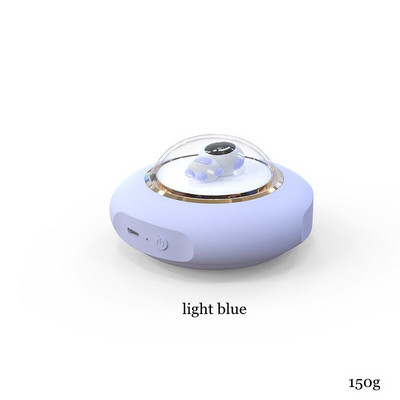 USB New Astronaut Luminous Flying Saucer Hand Warmer Charging Treasure Charging Hand Warmer Astronaut Electric Warm Treasure