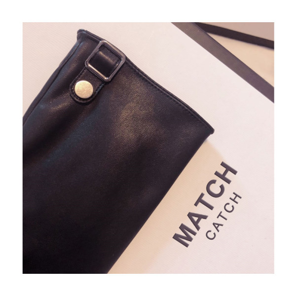 Елегантни мъжки ръкавици от еко кожа