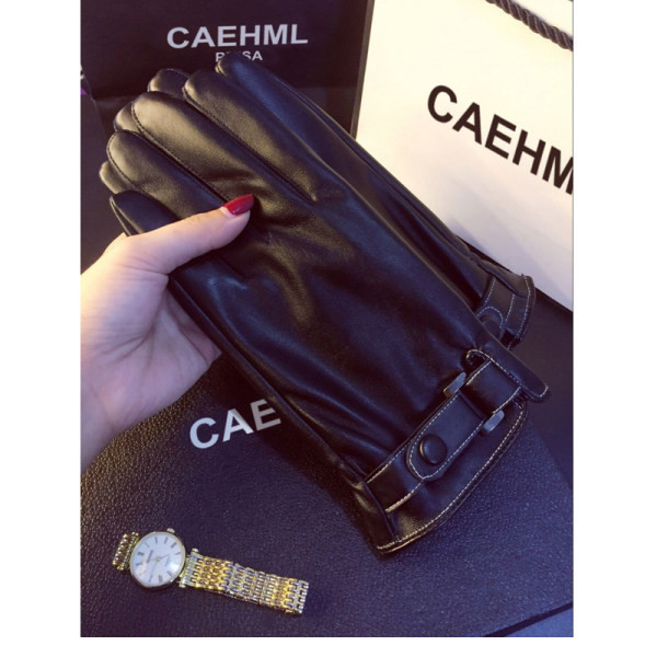 Muške vodootporne rukavice od eko kože