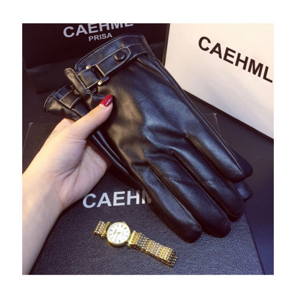 Muške vodootporne rukavice od eko kože