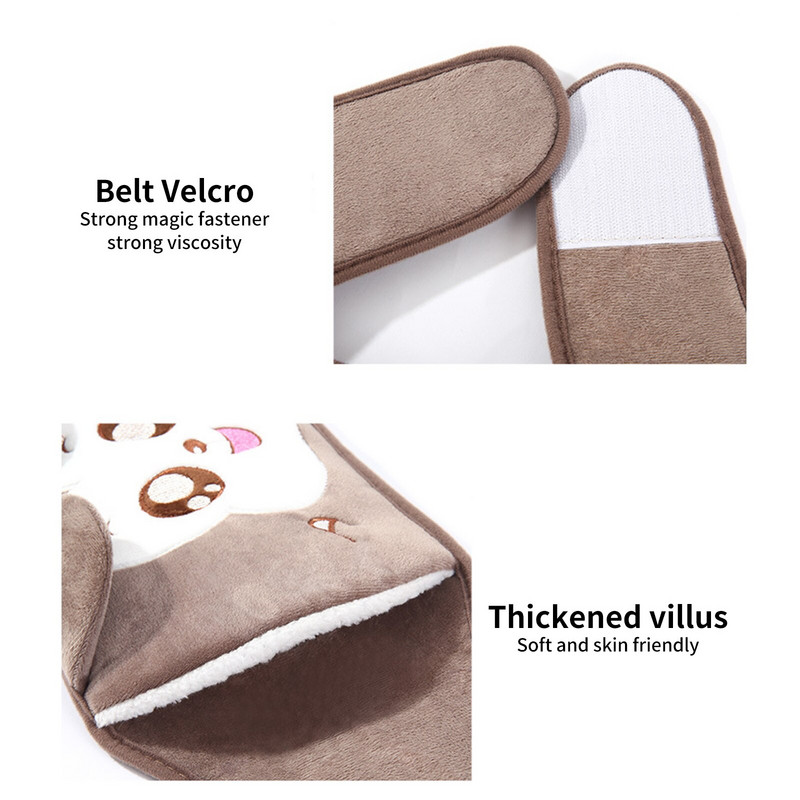 Зимна печка Нагреватели за ръце Колан за бутилка вода Нагревател за ръце Сладко животно Бутилка за гореща вода Чанта за колан Капак за гореща вода Нагревател за бутилка