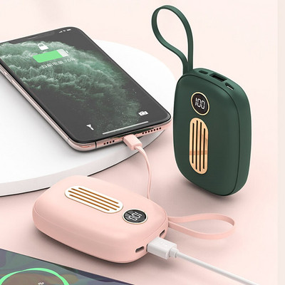 Hand Warmer Charging Treasure Mini 2 in 1 ​Usb Rechargeable Mobile Power Digital Display Δώρο Ετήσιας Συνάντησης Εταιρείας για ζεστό μωρό