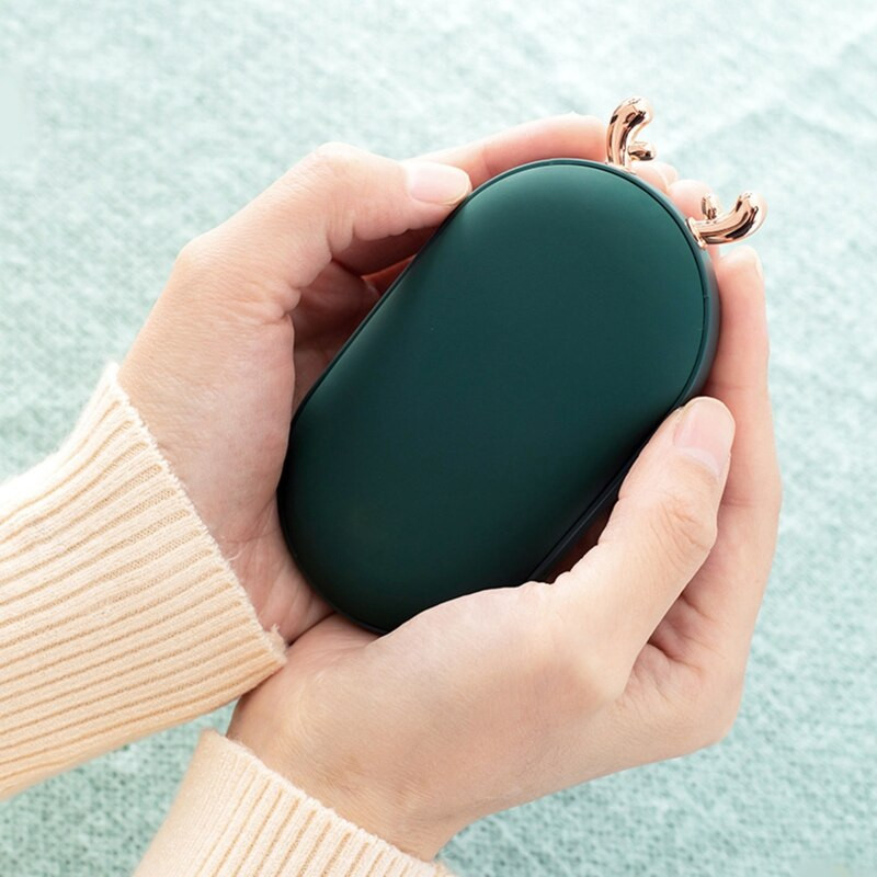 Двустранен нагревател за ръце 2 в 1 Електрически нагревател за ръце Power Bank Pocket Warmer
