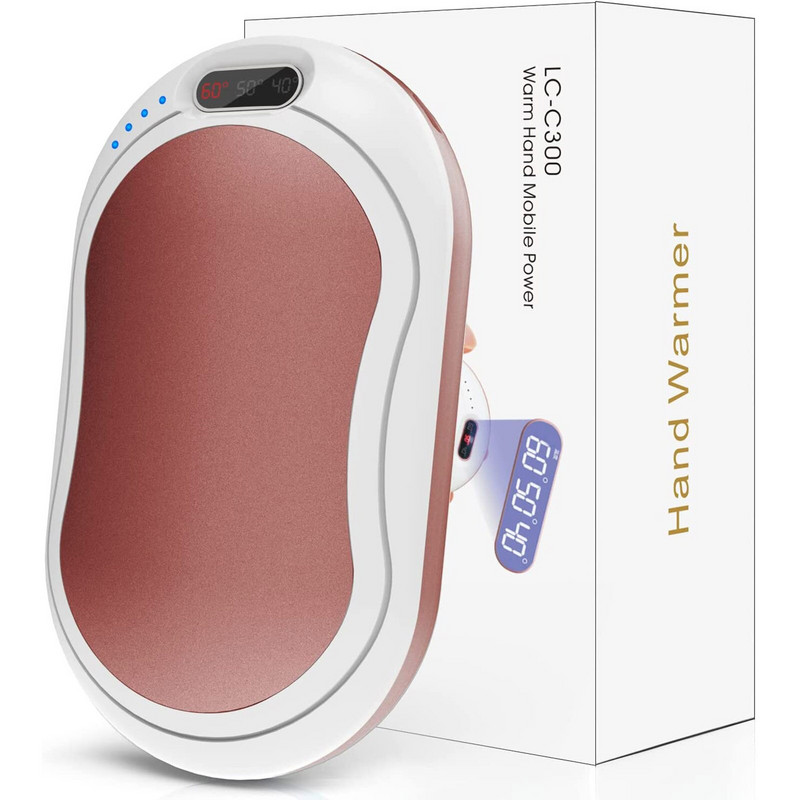 10000mah Power Bank Електрическа нагревател за ръце USB акумулаторна зимна двустранно отопление Мини дълготрайна джобна Power Bank Handwar