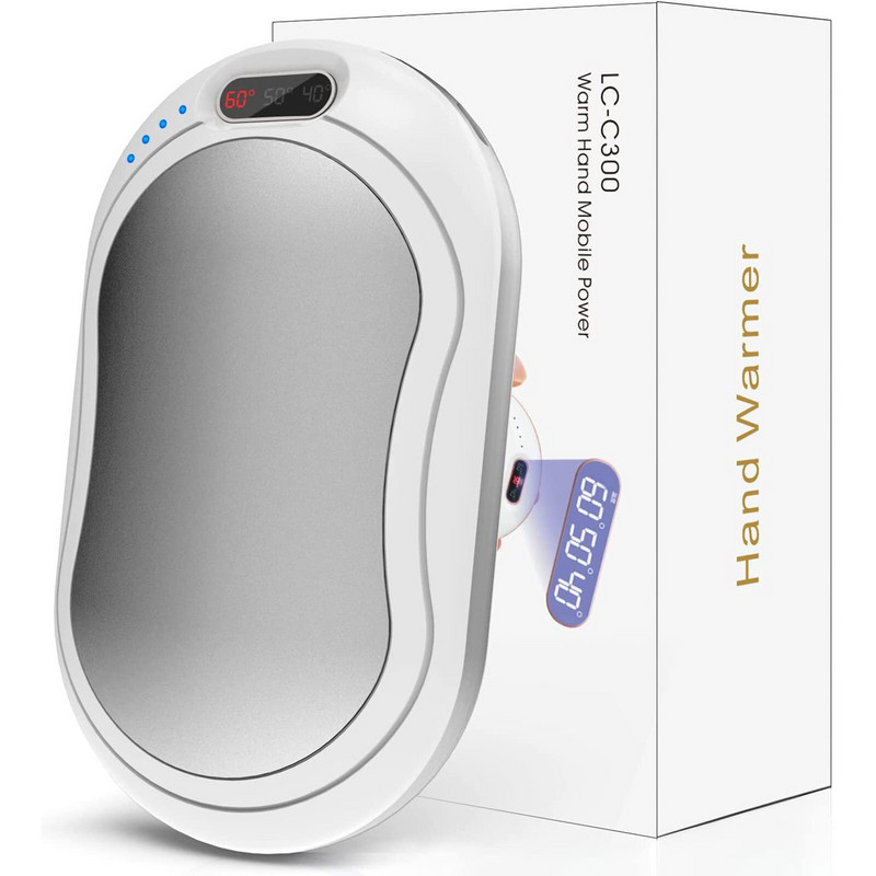 10000mah Power Bank Електрическа нагревател за ръце USB акумулаторна зимна двустранно отопление Мини дълготрайна джобна Power Bank Handwar