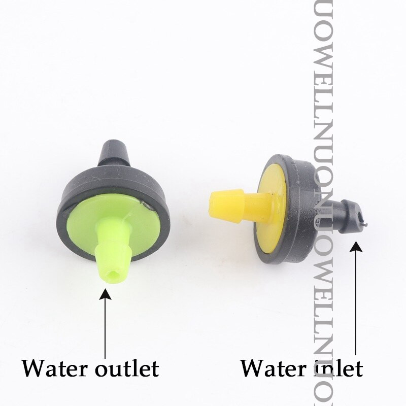 10~300PCS спринклер за градинско напояване 4L 8L 10L 20L 30L поток Водоспестяващ капкообразувател Пластмасови емитери за напояване на зеленчуци FruitTree