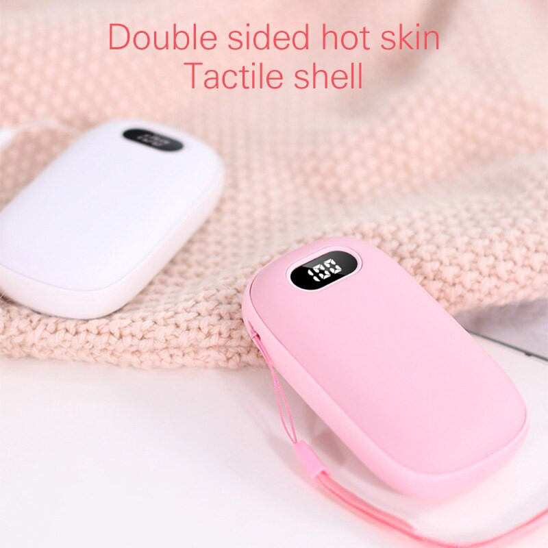 Нов USB нагревател за ръце Зареждане Treasure Mini Warm Бебешки електрически нагревател Бутилка за топла вода 6000 mah акумулаторен подарък за момичета J99