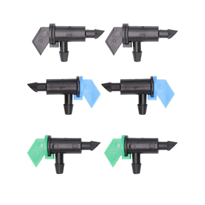 RBCFHI 20PCS 4L 8L 16L Kapalica za zastavice Vrtna prskalica Uređaj za navodnjavanje za poljoprivredu s 4 mm šipkom