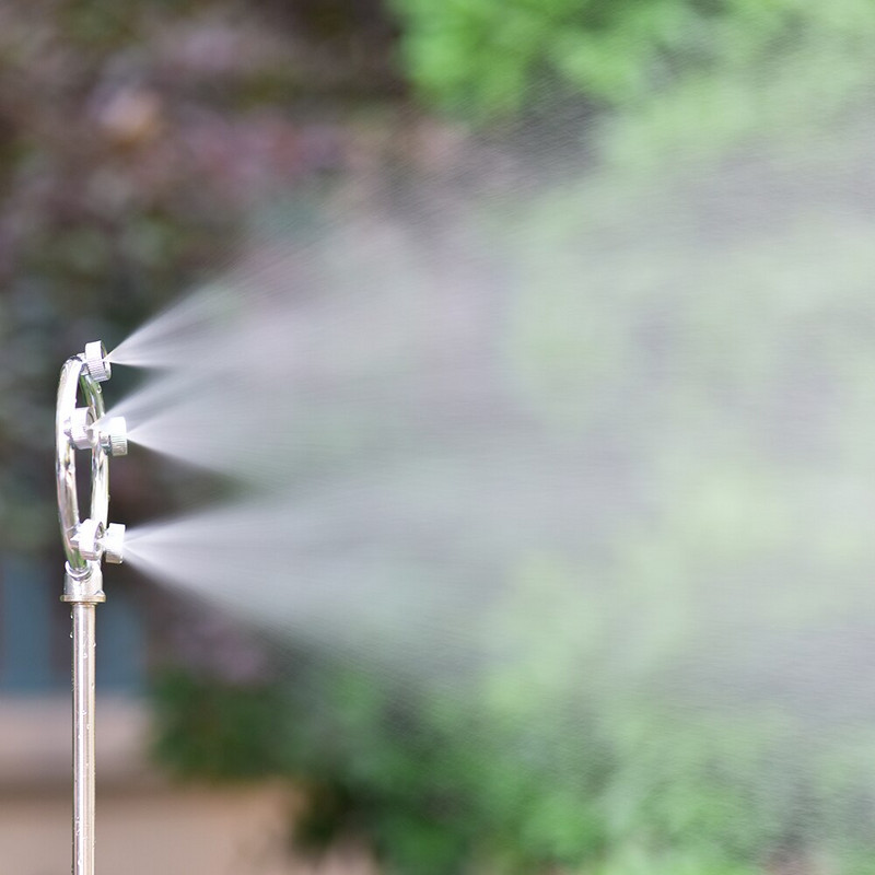 Ρυθμιζόμενος μεταλλικός δακτύλιος 3~5 κεφαλών Αξεσουάρ ψεκαστήρα ψεκασμού 3~5 κεφαλών Ράβδος σωλήνας πλύσης Ακροφύσιο ψεκασμού ποτίσματος
