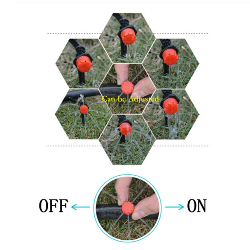 50 τμχ Οπωροφόρα δέντρα Ψεκαστήρας γκαζόν κήπου Ρυθμιζόμενο ακροφύσιο νερού κήπου 8 μπεκ ρυθμιζόμενο πότισμα Προμήθειες κήπου