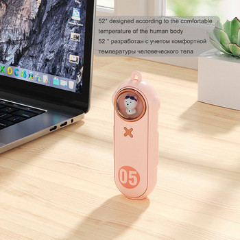 USB електрически мини сладък преносим нагревател за ръце Power Bank Многократно използваеми джобове за крака Отопляеми продукти за дома, зимата, домакинството
