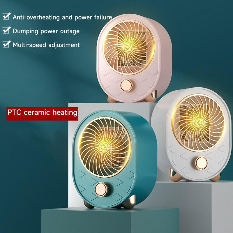 Φορητός επιτραπέζιος θερμαντήρας Έξυπνος ανεμιστήρας Κοιτώνας Θερμαντήρας σπιτιού Θερμοσίφωνας γραφείου Μικρός θερμαντήρας χώρου για χειμωνιάτικους θερμαντήρες χεριών και ποδιών