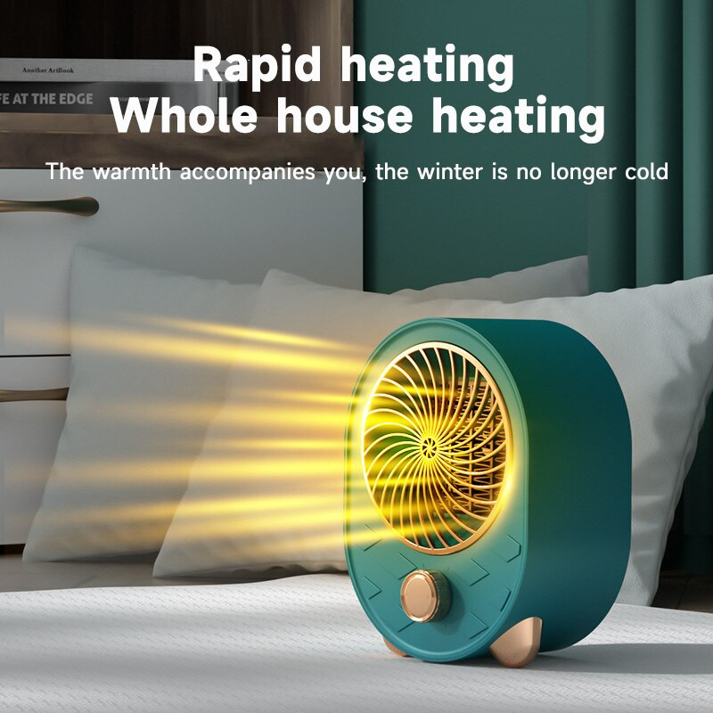 Φορητός επιτραπέζιος θερμαντήρας Έξυπνος ανεμιστήρας Κοιτώνας Θερμαντήρας σπιτιού Θερμοσίφωνας γραφείου Μικρός θερμαντήρας χώρου για χειμωνιάτικους θερμαντήρες χεριών και ποδιών