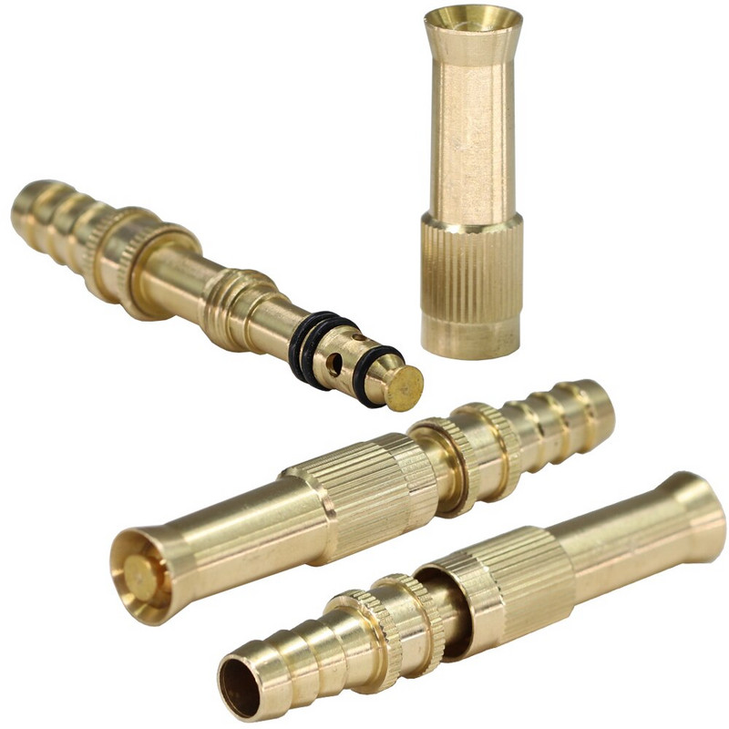 Ορειχάλκινο ρυθμιζόμενο πιστόλι ψεκασμού Ακροφύσιο καταιονισμού κήπου άρδευσης πλύσιμο αυτοκινήτου Οικιακός καθαρισμός Ψεκαστήρας Πότισμα φυτών γκαζόν Λουλούδια