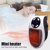 Ziemas pārnēsājams elektriskais sildītājs istabas apkures plīts mini mājsaimniecības biroja radiators tālvadības pults sildītāja sildītājs mājas sildītājam