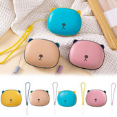 Mini ar akumulatoru darbināms roku sildītājs USB uzlādējams kabatas roku sildītājs 5000mAh Cute Bear Shape, 2 vienā USB sildītājs ziemai