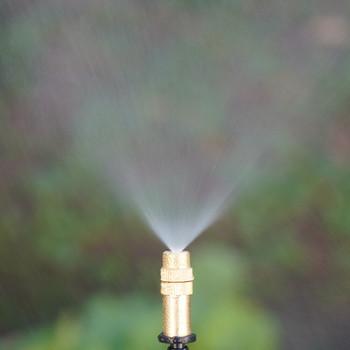 Ρυθμιζόμενος ψεκαστήρας χαλκού Ατμοποιητής ομίχλης άρδευσης 1/4 ίντσας Barb Misting Spray Nozzle Garden Plant Vegetable Watering Dripper