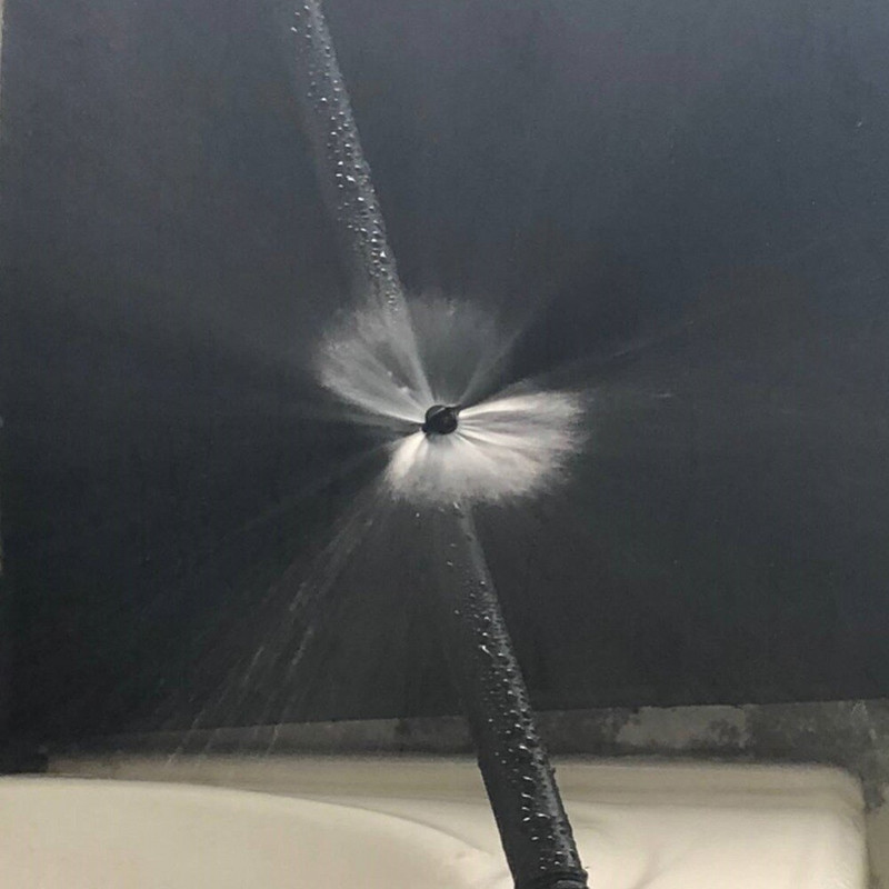 500 τμχ Εξωτερικό νήμα 360 μοιρών διάθλαση Micro-nozzles Garden Agriculture Irrigation Θερμοκήπιο Refractive Sprinkles