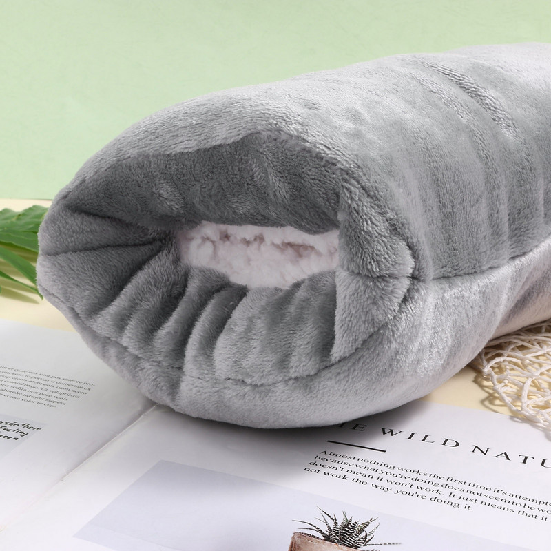 USB Ηλεκτρικός θερμαντήρας χεριών Θερμότητα επαναφορτιζόμενη ηλεκτρική τσάντα ζεστού νερού Ασφαλής γούνα κουνελιού Επαναχρησιμοποιήσιμη φιάλη ζεστού νερού #