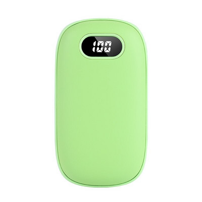 Pārnēsājama ātras sildīšanas kabata Mini mobilā barošanas uzlādējams roku sildītājs 2 vienā USB uzlādējams ilgmūžīgs pāriem svētku dāvanas
