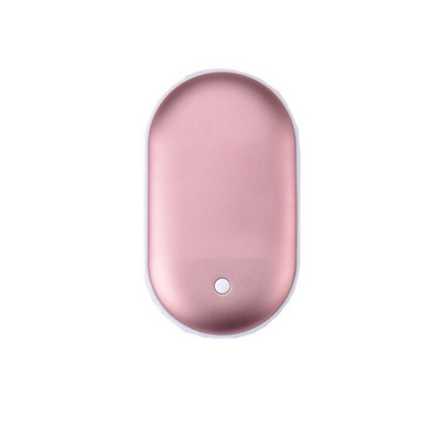 Pārnēsājama ātras sildīšanas kabata Mini mobilā barošanas uzlādējams roku sildītājs 2 vienā USB uzlādējams ilgmūžīgs pāriem svētku dāvanas