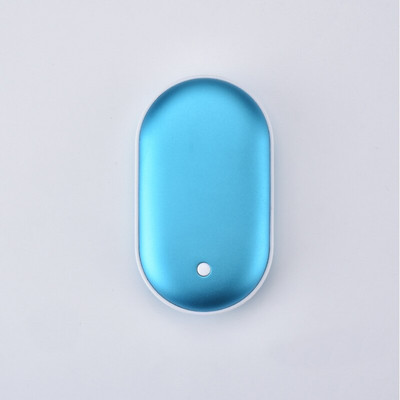 Pārnēsājama ātras sildīšanas kabata Mini mobilā barošanas uzlādējams roku sildītājs 2 vienā USB uzlādējams ilgmūžīgs pāriem svētku dāvanas