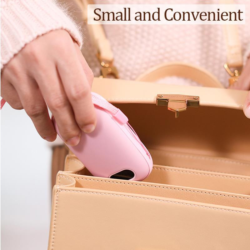 Преносим бързо загряващ джобен мини мобилен захранващ акумулаторен нагревател за ръце 2 в 1 USB акумулаторен дълъг живот двойки празнични подаръци