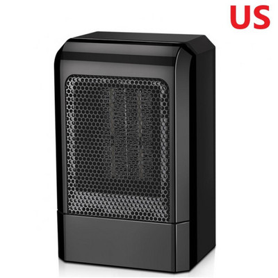 Jauns 110V/220V elektriskais sildītājs PTC keramikas karstā gaisa ventilatora sildīšanas rīks ātras sildīšanas mini sildītājs biroja galdam iekštelpu lietošanai ASV/ES