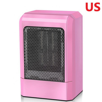 Jauns 110V/220V elektriskais sildītājs PTC keramikas karstā gaisa ventilatora sildīšanas rīks ātras sildīšanas mini sildītājs biroja galdam iekštelpu lietošanai ASV/ES