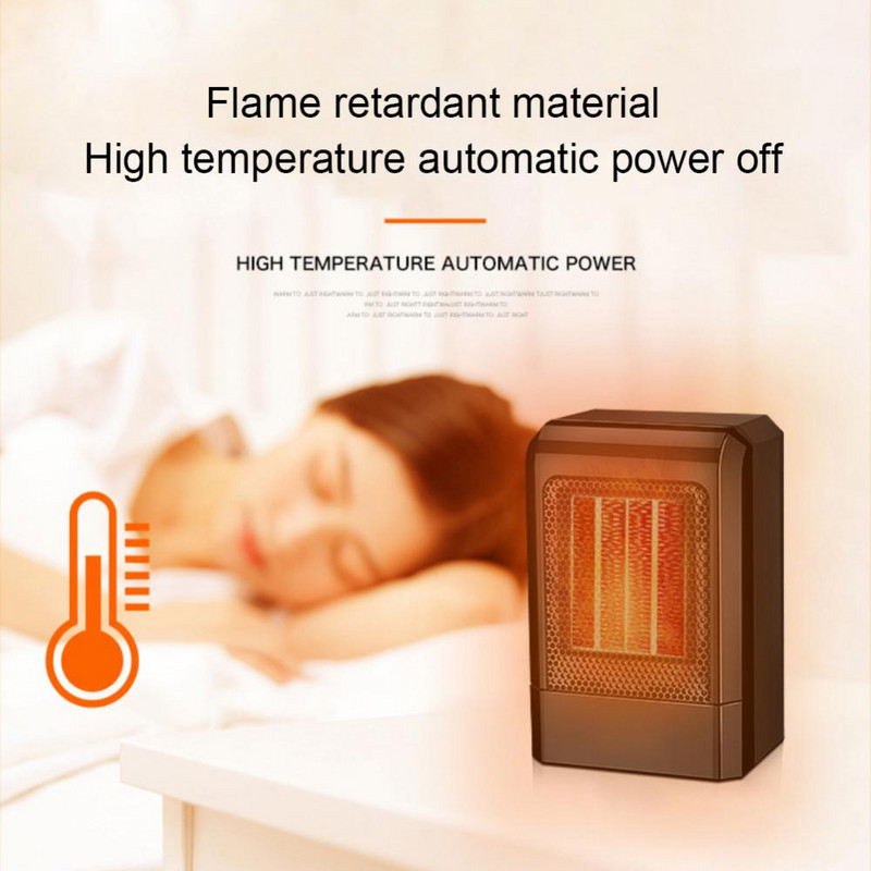 Novi 110V/220V električni grijač PTC keramički ventilator za vrući zrak Alat za grijanje Brzo zagrijavanje Mini grijač za uredski stol za unutarnju upotrebu SAD/EU