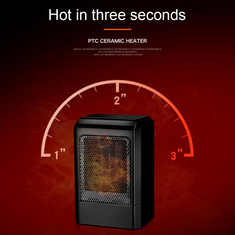 Novi 110V/220V električni grijač PTC keramički ventilator za vrući zrak Alat za grijanje Brzo zagrijavanje Mini grijač za uredski stol za unutarnju upotrebu SAD/EU