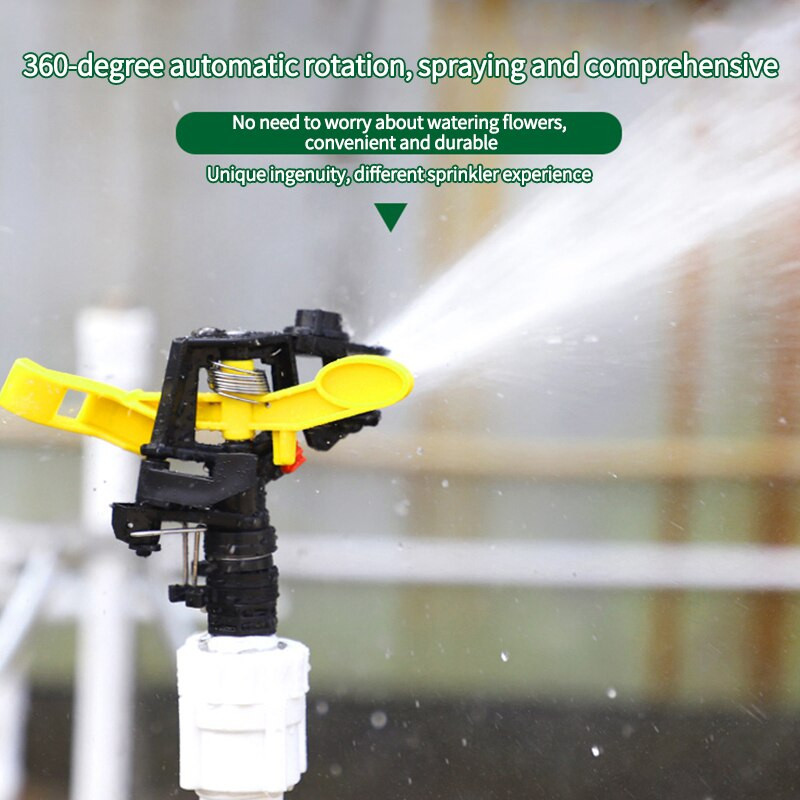 Περιστρεφόμενοι ψεκαστήρες 360 μοιρών 1/2" 3/4" 3/4" Περιστρεφόμενοι ψεκαστήρες ψεκαστήρων με νήματα Ακροφύσια Εργαλεία άρδευσης γκαζόν κήπου Γεωργία