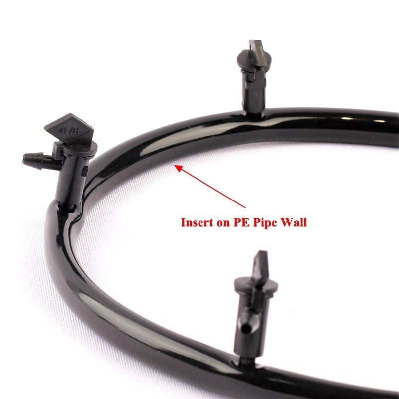 30 τμχ 4L/H Black Flag Dripper Αγκαθωτός σύνδεσμος Water Drippers Garden Bonsai Plants Πότισμα με σταγόνες Σταγονοστάσια